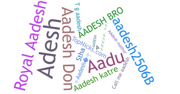 Nicknames for Aadesh