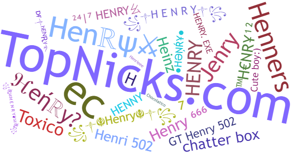 Nicknames for Henry