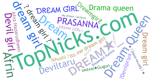 Nicknames for Dreamgirl