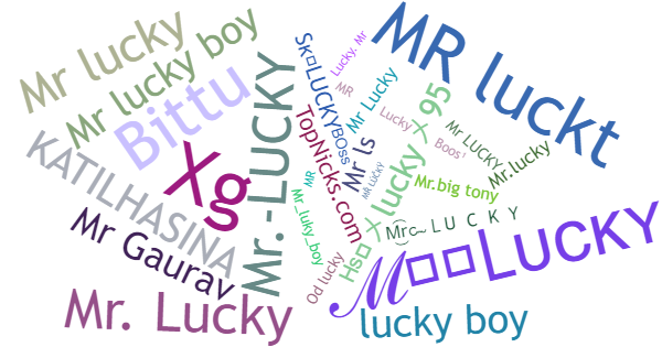 Nicknames for MrLucky