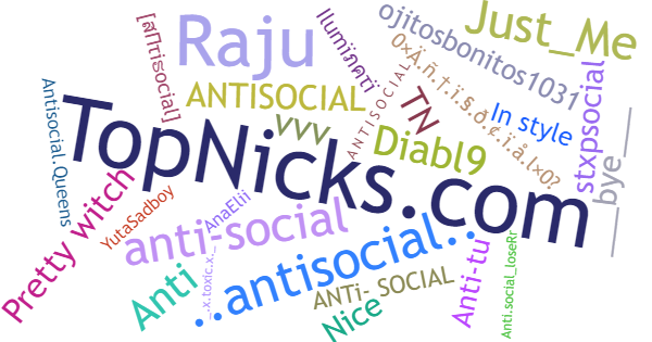 Nicknames for Antisocial