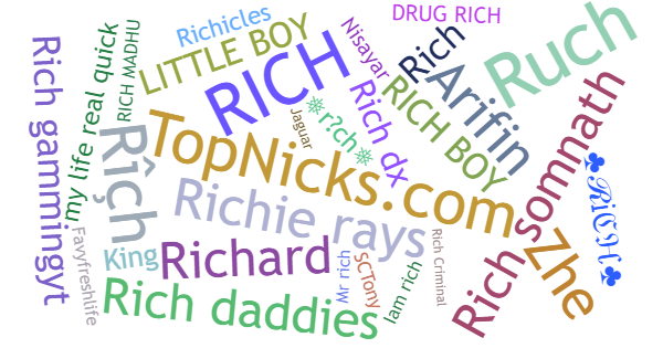 Nicknames for Rich