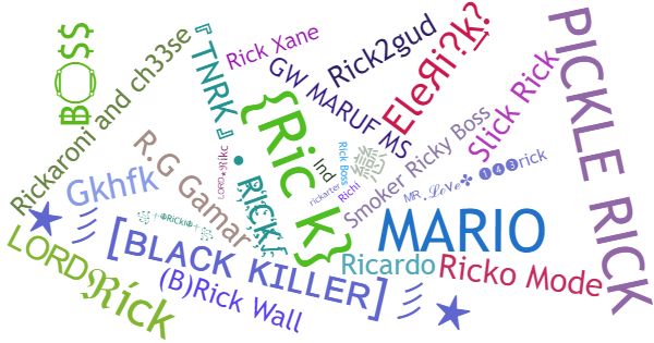 Nicknames for Rick