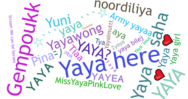 Nicknames for Yaya