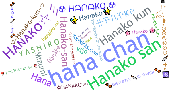 Nicknames for Hanako