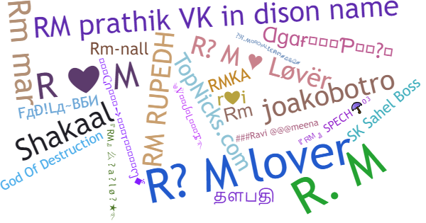 Nicknames for Rm