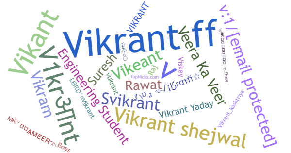 Nicknames for Vikrant