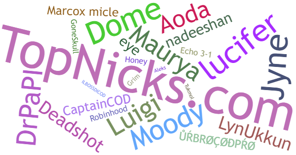 Nicknames for Codmobile