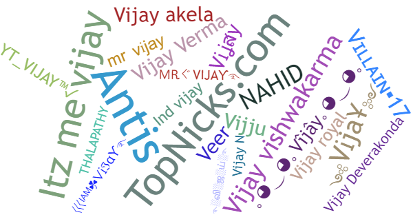 Nicknames for Vijay