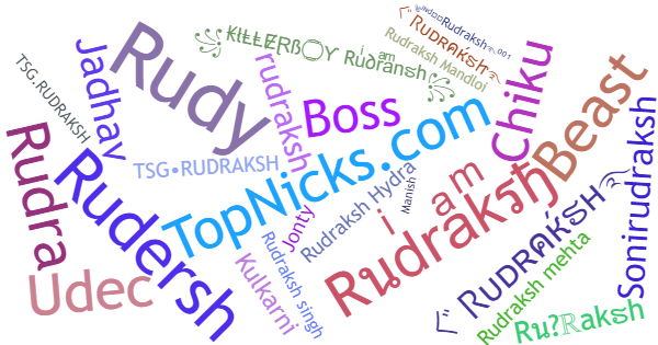 Nicknames for Rudraksh