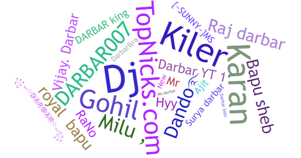 Nicknames for Darbar