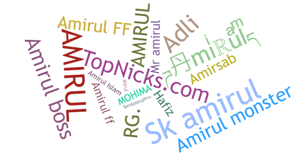 Nicknames for Amirul