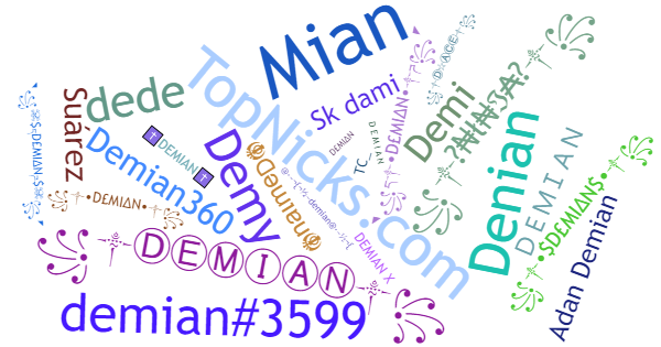 Nicknames for Demian