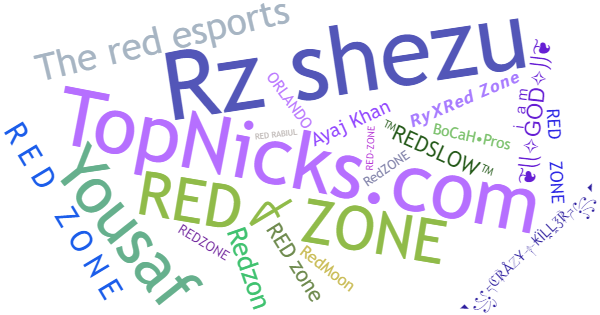 Nicknames for Redzone