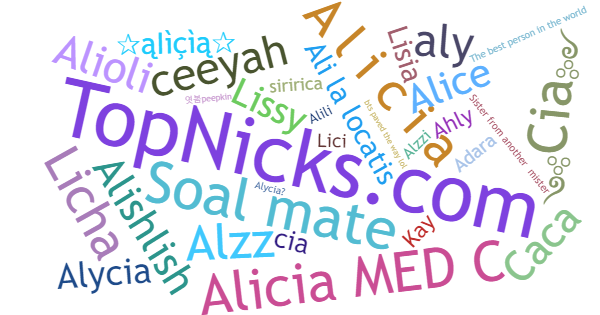 Nicknames for Alicia