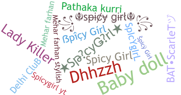 Nicknames for SpicyGirl