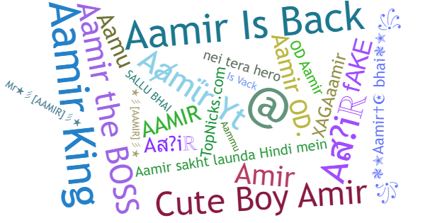 Nicknames for Aamir