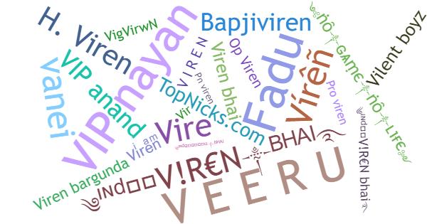 Nicknames for Viren