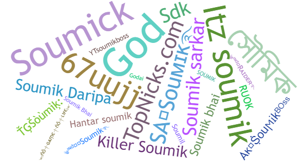 Nicknames for Soumik