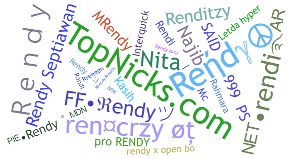 Nicknames for Rendy