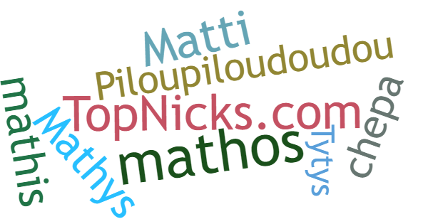 Nicknames for Mathis