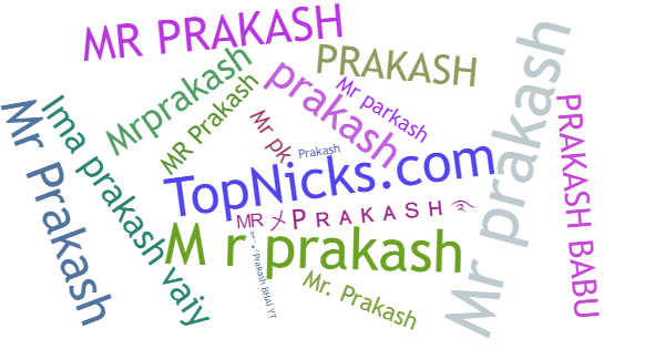 Nicknames for MrPrakash