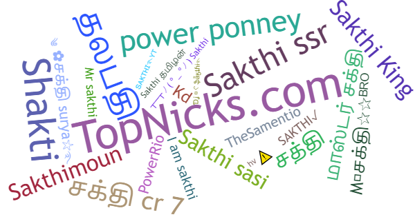 Nicknames for Sakthi