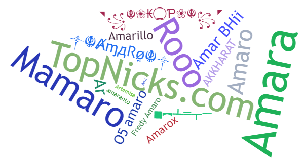 Nicknames for Amaro