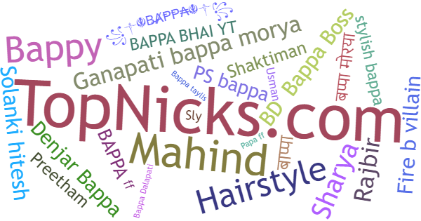 Nicknames for Bappa