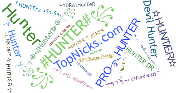 Nicknames for Hunter