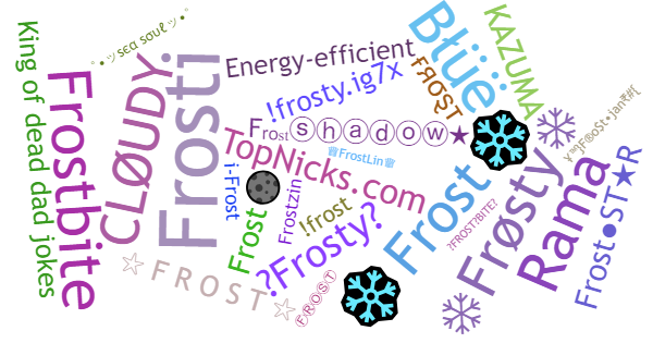 Nicknames for Frost