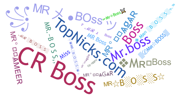 Nicknames for MrBoss