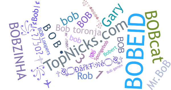 Nicknames for Bob