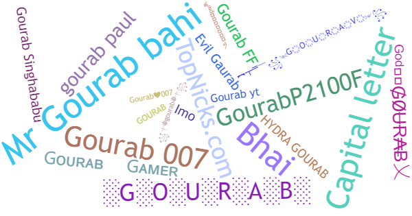 Nicknames for Gourab