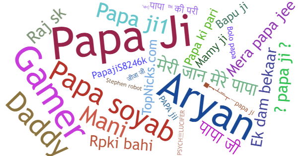 Nicknames for Papaji