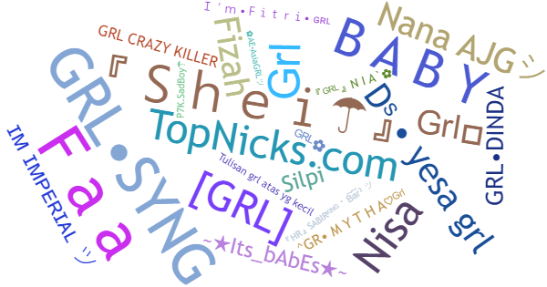 Nicknames for Grl