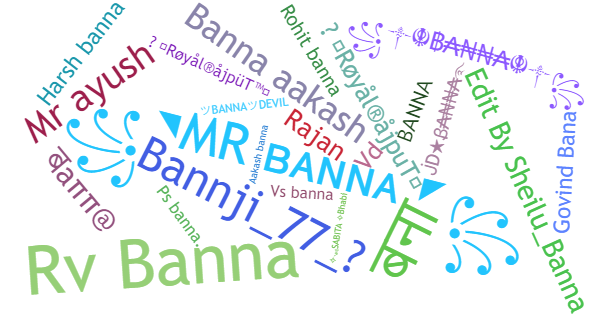 Nicknames for Banna