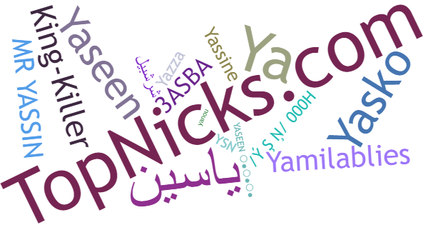 Nicknames for Yassin