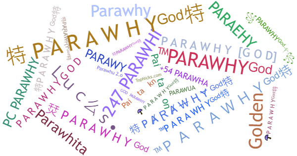 Nicknames for PARAWHYGOD