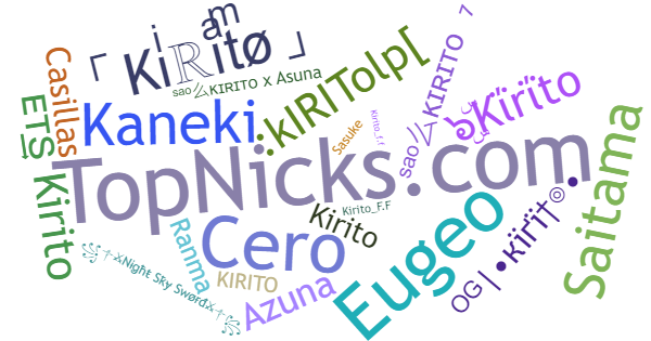 Nicknames for Kirito