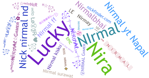 Nicknames for Nirmal