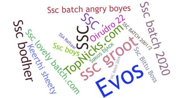 Nicknames for Ssc