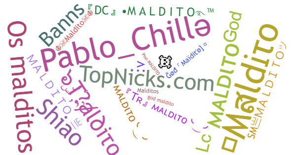 Nicknames for Maldito