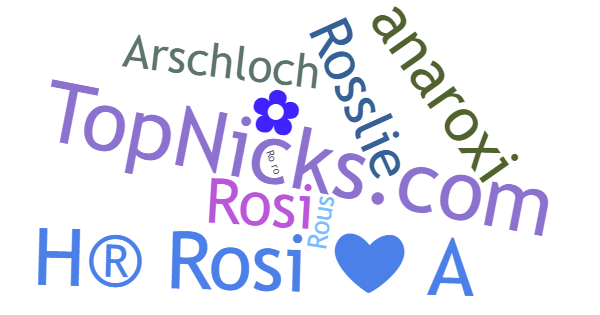 Nicknames for Rosa