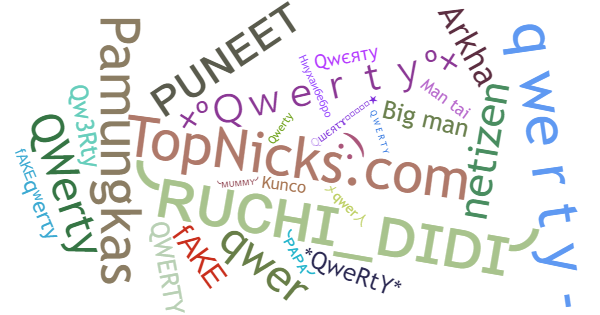 Nicknames for Qwerty