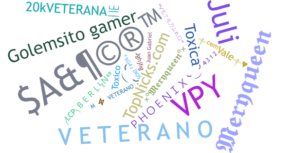 Nicknames for Veterano