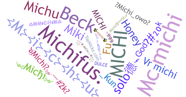 Nicknames for Michi