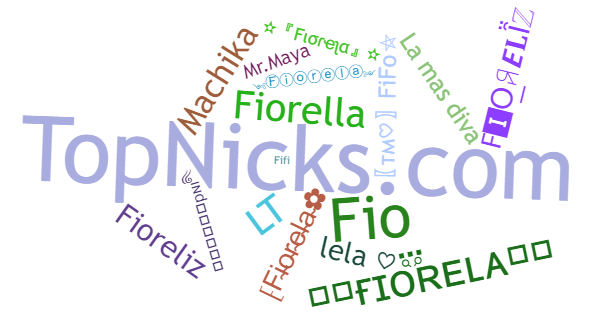 Nicknames for Fiorela