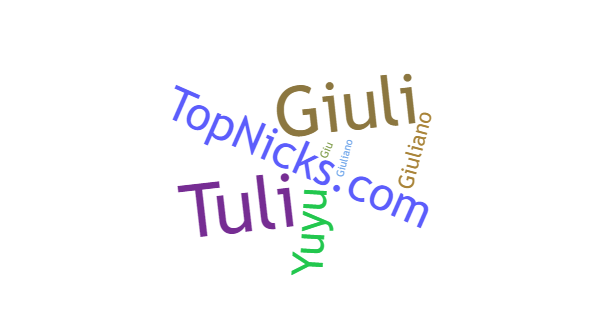 Nicknames for Giuliano