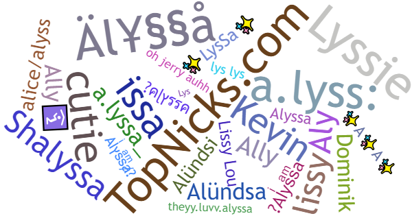 Nicknames for Alyssa